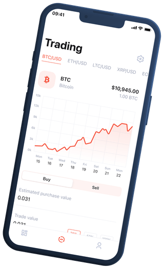 Roca Patrimorio interfaz de plataforma de comercio automático de criptomonedas